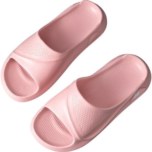 2021 New Womens Slippers Summer Home Indoor Non-Slip Female Solid Color Waterproof Bathroom EVA Non-Slip Mens Sandals Slippers