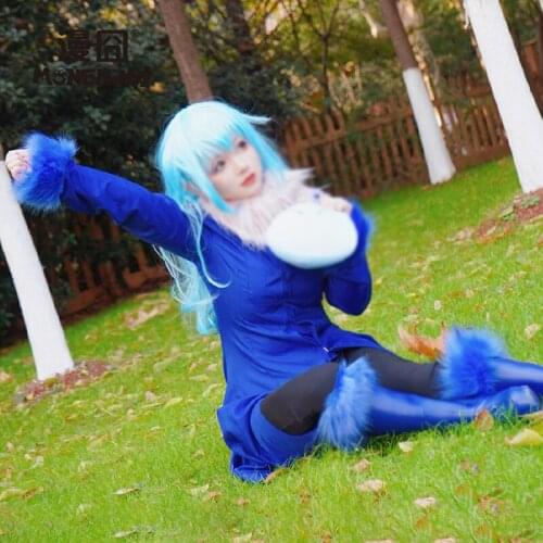 1 pcs Anime That Time I Got Reincarnated as a Slime Rimuru Tempest Wig Synthetic Hair Cosplay Prop Party Decor for Men Boy Gift