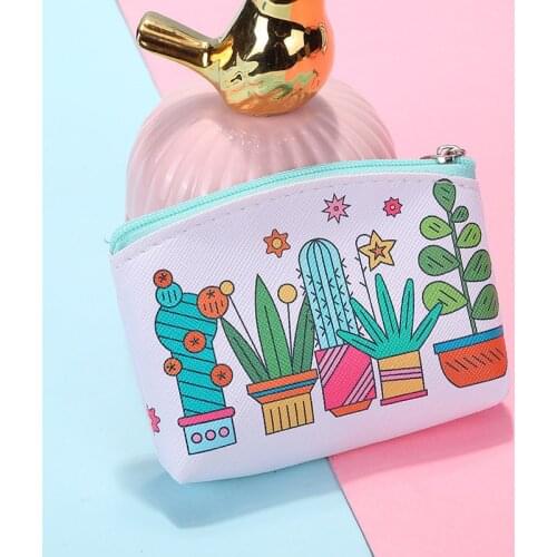 10PCS Kids Happy Birthday Party Favor Tropical Party Supply Plant Coin Bag Baby Shower Favor Gift Souvenir