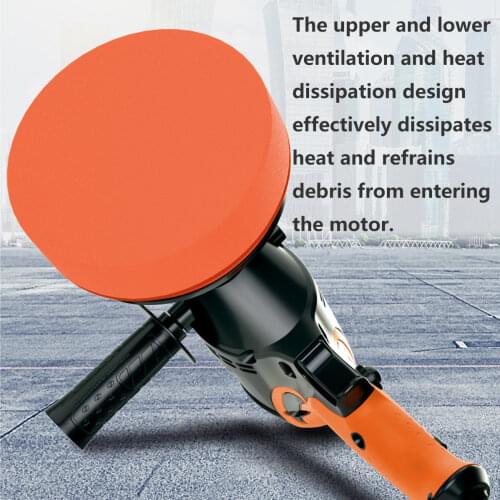 220V 980W Electric Car Polisher 6 Gears Adjustable Speed Auto Polishing Machine Car Sanding Waxing Tools EU Plug