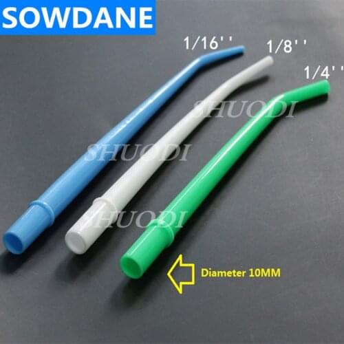 Dental Disposable Accessary Parts Autoclavable Dental Aspirator Suction Tips Suction Tube Tubes 1/4",1/8'',1/16