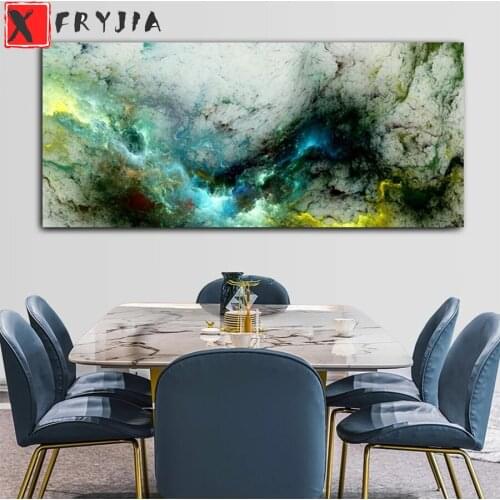 Diamond Painting Abstract colorful cloud landscape 5d Diamond Embroidery Full Display Diamond Mosaic Cross Stitch Decoration