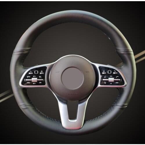 Car Braiding On The Steering Wheel Cover for Mercedes-Benz A-Class B-Class C-Class E-Class CLS-Class C300L Auto Wheel Covers