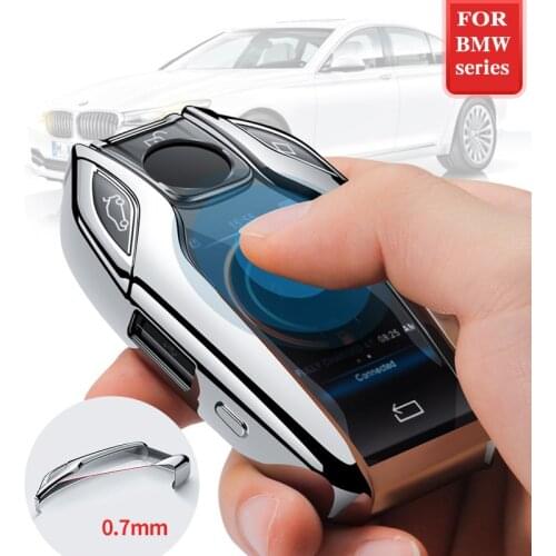 Hight quality PC+TPU key case cover Key case protective shell holder for BMW 7 Series 740 6 Series GT 5 Series 530i X3 Display