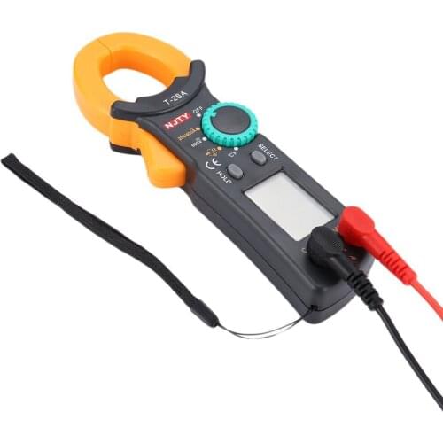 Digital Clamp Meter NJTY DC/AC Volt Amp Ohm Multimeter Ammeter Current Voltage Tester Electric Meter Resistance DiodeT-26A