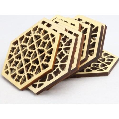 None Wooden Hexagonal Embossed Erhu Sound Window Solid Wood Urheen Accessory Stringed Instruments Parts & Accessories