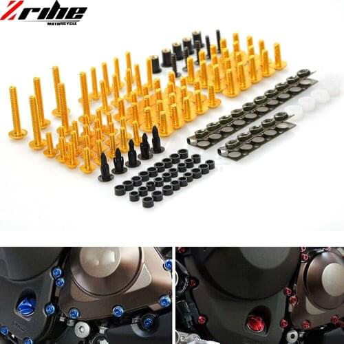 For Yamaha YZF R6 TMAX 500 2004 2005 2006 2007 2008 2009 2010 2011 YZFR6 Universal Motorcycle Fairing Body Bolts Spire Screw Nut