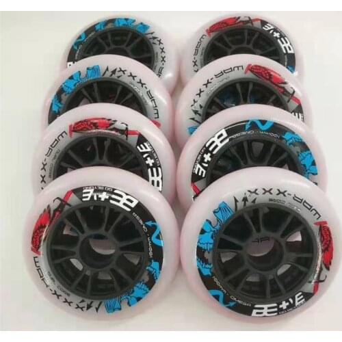 BE+VE GO BEYOND Dual Core 110mm 100mm 90mm WAR XXX dual-hardness Inline Speed Skates Wheel for Road Track Race Tyre Pro 65A 87A