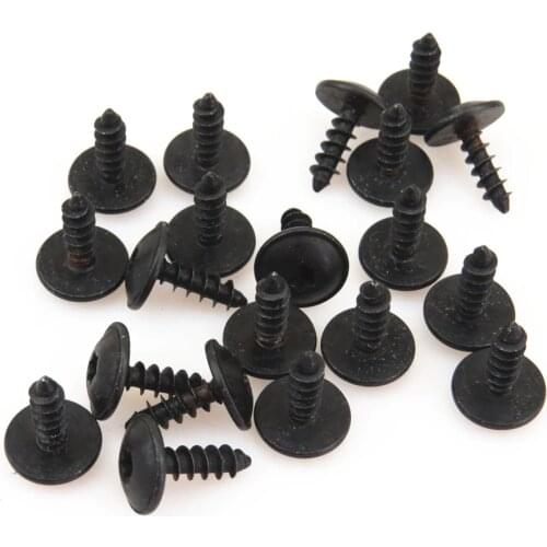 FHAWKEYEQ Splash Shield Door Clip Screw Nuts 5x16 For VW Tiguan Amarok Passat Eos CC Phaeton Beetle Jetta Golf Polo N90 974 701