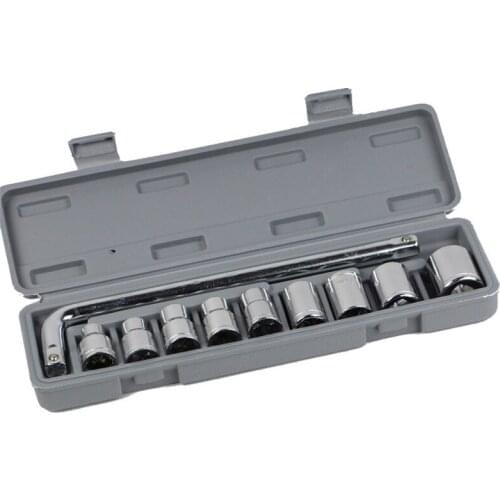 10 Piece Sleeve Set 1/2 Socket Wrench Sleeve Tool Combination Set Auto Repair Tool Hardware Tool
