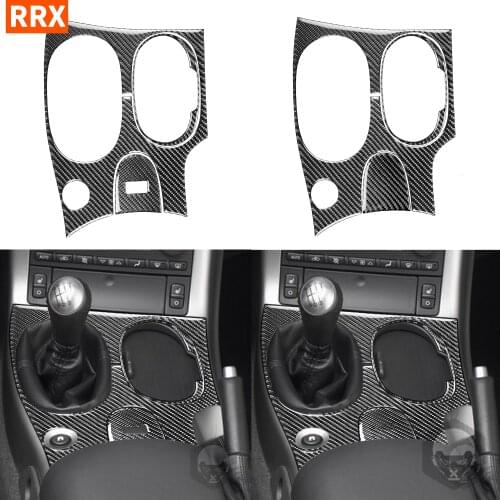 For Chevrolet Corvette C6 2005-2007 Carbon Fiber Stickers Center Console Gear Panel Shift Trim Styling Interiors Car Accessories