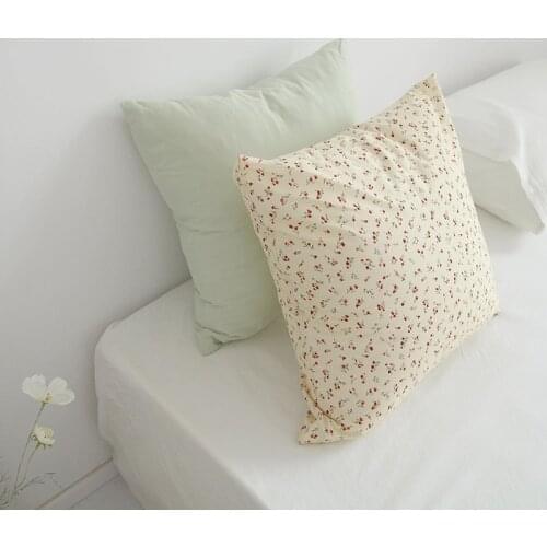 Cushion Pillow Case Decoration Living Room Bedroom Sofa Pillow Cover Home Bedding 100% Cotton Printed Pillow Case