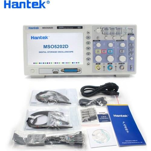 3-in-1 Hantek 200MHz 2CH 1GSa / s oscilloscope + 16CH logic analyzer + 2 analog channels + external trigger channel