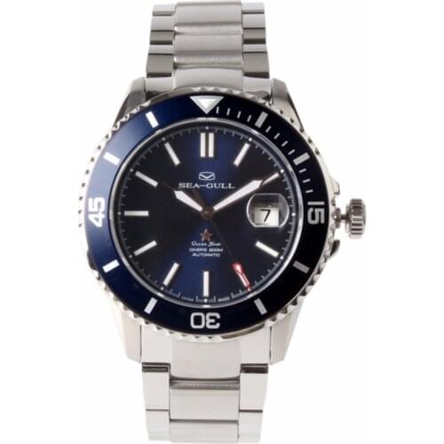 Seagull Ocean Star Sport Mechanical Watch 200M Diving Self Wind Mens Watch Diver Swimming Automatic Wristwatch Men 816.523