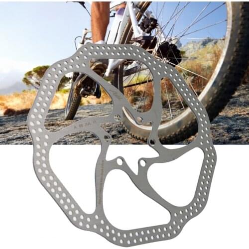 1 Set Steel Bike Floating Brake Hollow Lightweight Strong Heat Dissipation Floating Brake Rotor for Mountain Bicycle