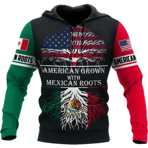 American USA Flag Mexican Trees 3D Print Hoodies Men Women Harajuku Zipper Pullover Sweatshirt Unisex Casual Jacket Tracksuit