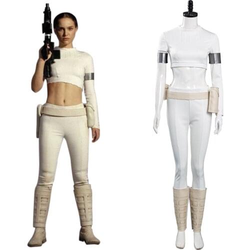 Wars Padme Amidala Cosplay Costume Outfits Halloween Carnival Suit