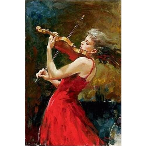 Embroidery Counted Cross Stitch Kits Needlework - Crafts 14 ct DMC color DIY Arts Handmade Decor - Passion of Music