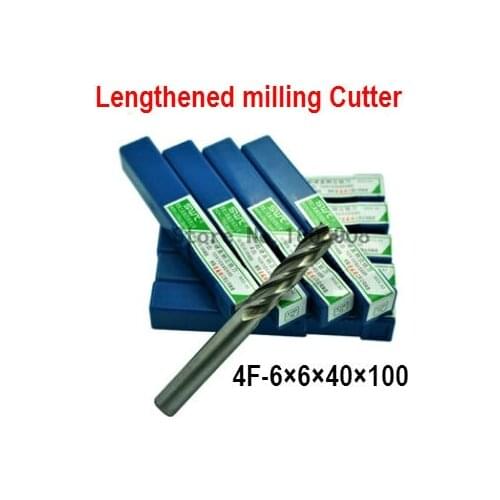 Free delivery 4 slot 5PCS M6.0 high speed steel straight shank vertical milling cutter milling cutter of end milling cutter