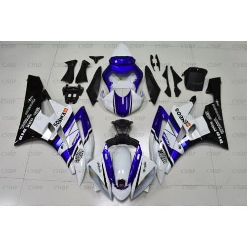 YZF600 R6 2006 - 2007 Motorcycle Fairing for YAMAHA YZFR6 2006 Plastic Fairings YZF600 R6 07 Blue White Black Abs Fairing