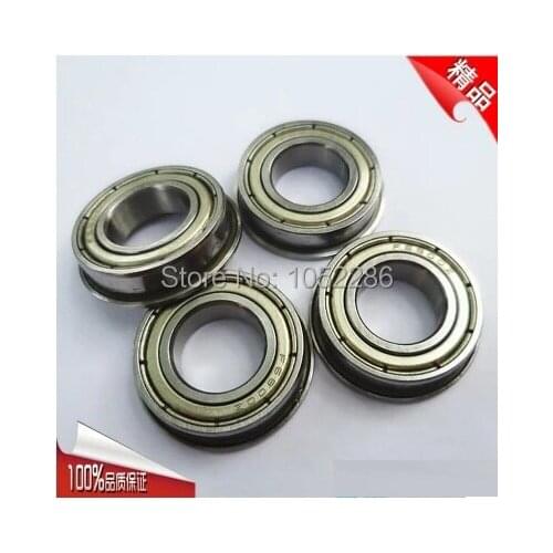 100pcs Flanged bearing F6801ZZ shielded flange deep groove ball bearings 12*21*5 mm