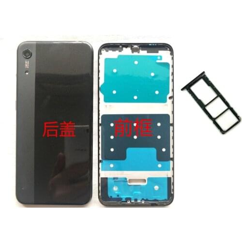 Front Frame + Back Battery Cover + Sim Card Tray For Huawei Honor 8A , 8A Pro Full Housing Chassis Honor Play 8A Repair Parts