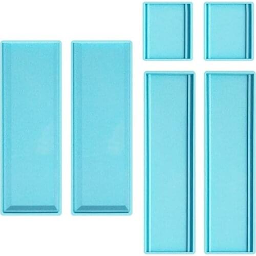 6PCS Domino Storage Box Epoxy Resin Mold for DIY Crafts Epoxy Resin Cabochons Board Accessories Making Making Tools