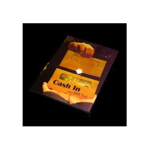 Free shipping Cash In ( DVD and Gimmicks ) Coin&Money,Magic Tricks,Card,Satge Magic props,Fire Magic Accessories,Close-up