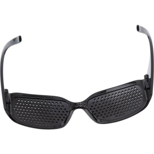Pinhole Black Microhole Glasses Anti-Fatigue Glasses Goggles Cut Back Computer Radiation Cut Back Light Stimulation Glasses