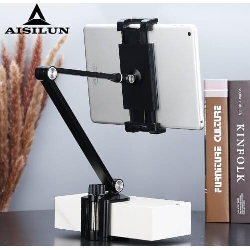 Tablet Holder Ipad Stand Adjustable For Mobile Phone Mount Smartphone Cradle Ipad Pro Accessories 6 To 13Inch Long Arm Bracket
