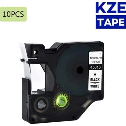 Dymo D1 12mm 45013 black on white label tapes Ribbon compatible Dymo D1 label printer for Dymo Label Printer DYMO LM160 LM280