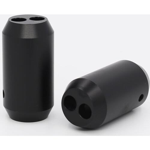 HIFI 4pcs Pants Boot Y Splitter 1 to 2 Audio RCA Cable DIY Wire Connector Black Speaker cable Wire Pants Boots