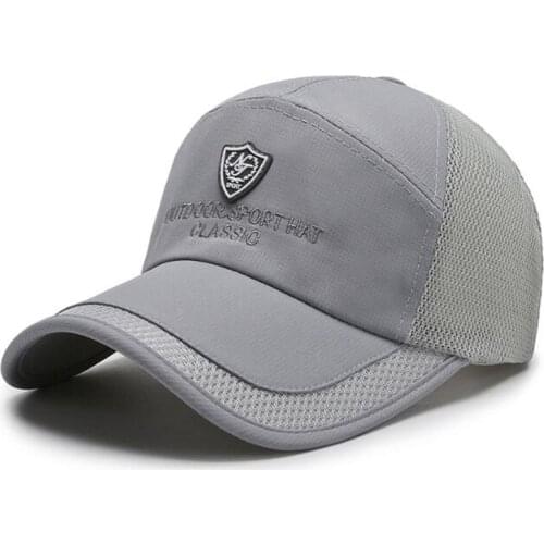 Snapback Cap Men Women Mesh Breathable Baseball Caps Adjustable Size Couple Casual Sports Cap Black Cap New Summer Travel Hat