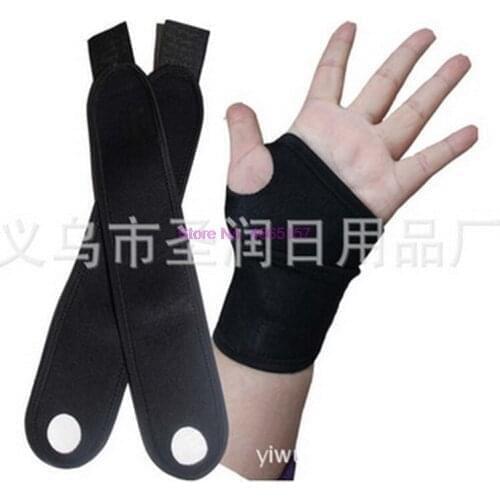 By dhl 100pcs Sport Wristband Adjustable Wrist Guard Band Brace Support Carpal Pain Wraps Bandage Bandage Wrist Brace Support