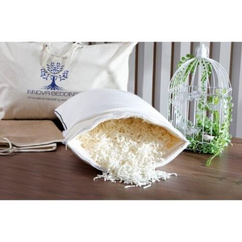 Spaghetti Latex Filled Latex and Knitted Fabric Upholstered Plump Pillows