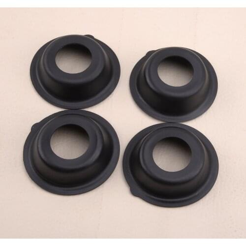 4Pcs Motorcycle Carburetor Slide Diaphragm Membranes Fit For Yamaha VMX12 V-MAX XVZ13 Venture XJ1100 Maxim SR250 T Exciter XS650