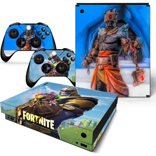 Fortnite Skin Sticker Protector Film for Microsoft Xbox One X Game Figure Stickers Controller Skins Stick for XBOXONE