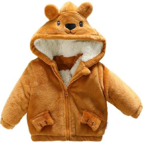 New Jacket For Baby Girls and Boys Fleece Winter Autumn Outwear Baby Coat 9BB012