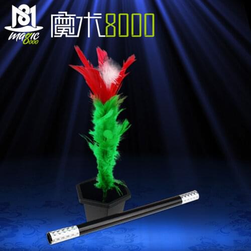 Normal magic Wand To Flower Magic Trick Easy Magic Tricks Toys For Adults Kids Show Prop Toys For Boys Fun For Children