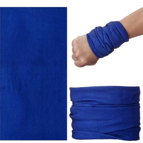 Solid Color Multi-Functional Scarves Sunshade Dust-proof Wristband Hairband Head Scarf Outdoor Neck Gaiter Riding Bandana