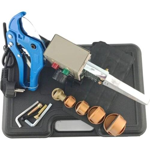 1 Set Soldering Iron For Plastic Pipe Welding Machine 220V Tube Welding Machine PPR Heating Machine With 16/20/25/32/40mm Heads