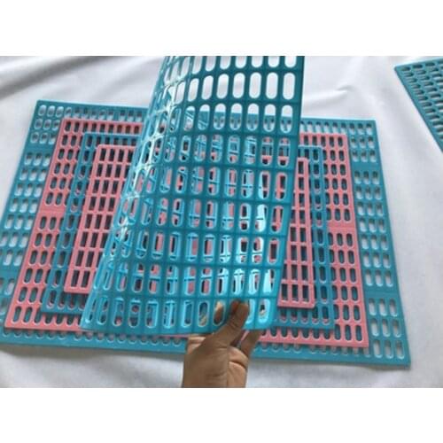 Rabbit,Chicken Cage Pad Feet Board poultry Plastic Net Breed Poultry Chickens Leakage Fecal Network Plastic Mesh