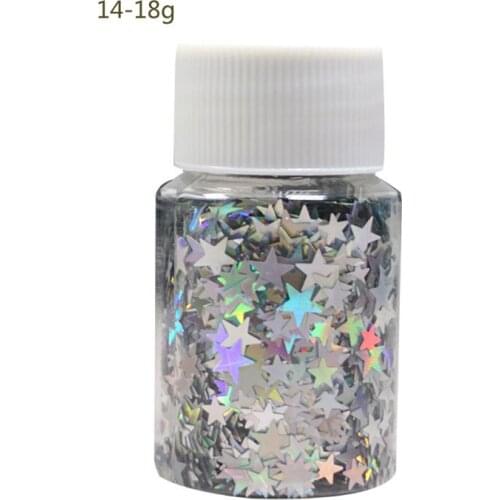 Five-Pointed Star Sequins Bright Flake Sequins Nail Art Glitter Resin Pigment Sequins Flakiess Fillings Jewelry Making X4YA