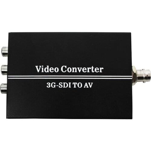 3G SDI to AV Converter BNC to RCA Audio Scaler Support Converter SD-SDI,HD-SDI,3G-SDI Signal to Be Shown on TV