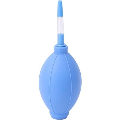 Blue/Red Flexible Cleaner Rubber Air Pump Lens Blower For Digital Camera Screen Dust