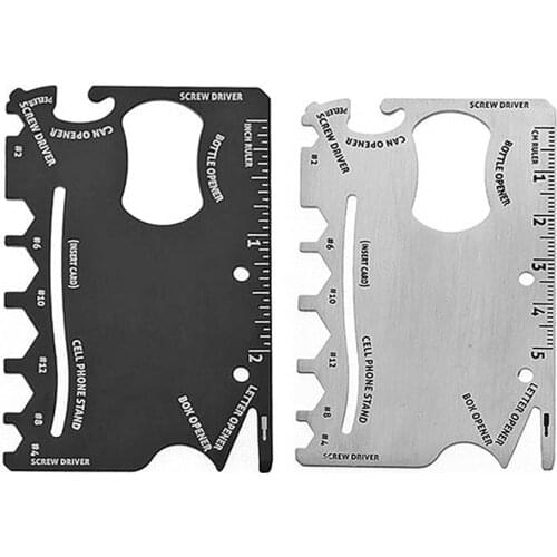 Outdoor Sports Hiking Survival Rescue Emergency Tools Keychain Bottle Opener Knife Screwdriver Sports Pocket Multi Gear