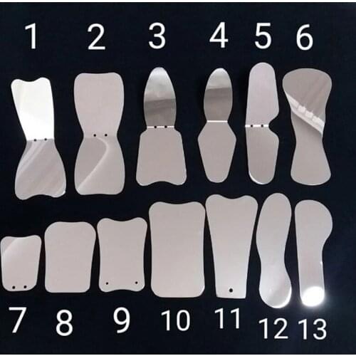 Dental reflector stainless steel intraoral reflector Orthodontics photo reflector for full mouth and maxillofacial use