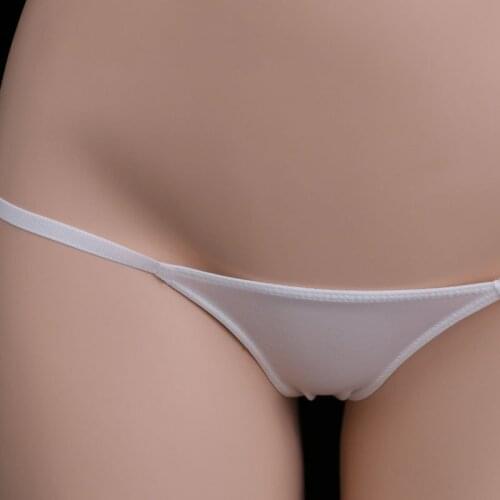 Low Waist Micro Mini Kawaii G String Femme Ice Silk Transparent Tangas Women Sexy Erotic Underwear Tanga Thong Calcinha Strings