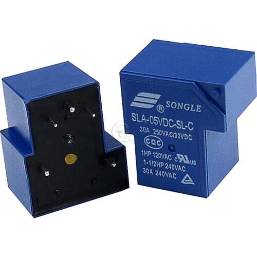 T90 1pcs relay SLA-05 09 12V 24VDC 4 / 5 / 6 pin 30A