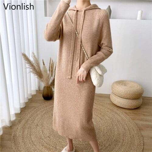 Модные вязаные платья Vionlish China At AliExpress